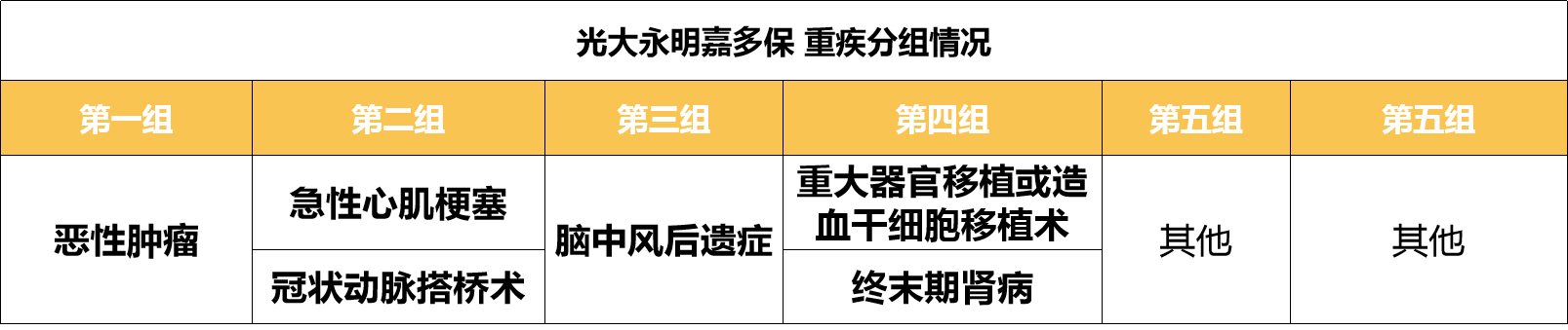 光大永明人寿,嘉多保重疾险